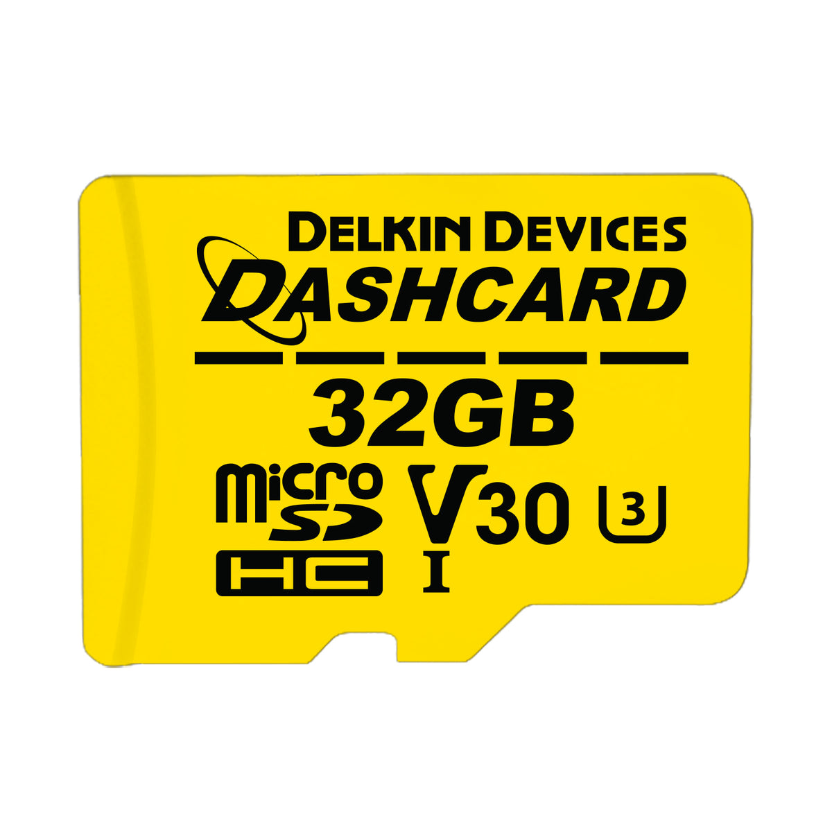 Delkin Devices DASHCARD 32GB High-Endurance microSD Card UHS-I V30 for Dash Cams